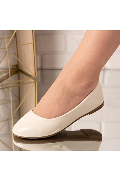 Sofia Store Balerini din piele ecologica lacuita Cindy