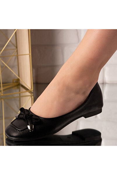 Sofia Store Balerini din piele ecologica cu fundita Helen