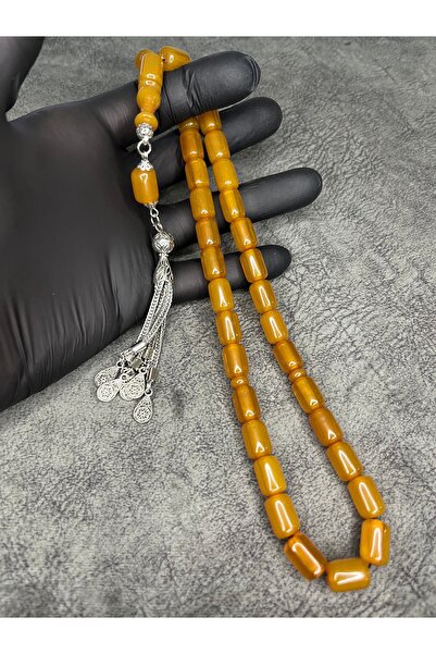 Mos Tespih خرزات صلاة كهرمانية كبيرة الحجم قابلة للتجميع