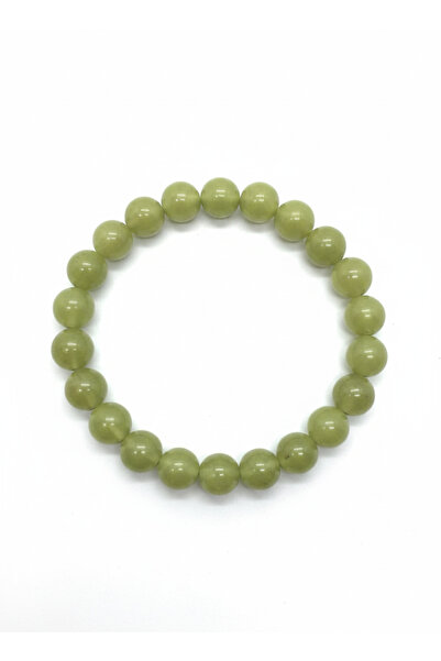 Cunda Doğal Taş Design Zebercet (olivin peridot) Doğal Taş Bileklik