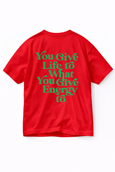 LORVEX T-Shirt Oversized Comfortable Fit Unisex You Give Life Ba Printed 100%...