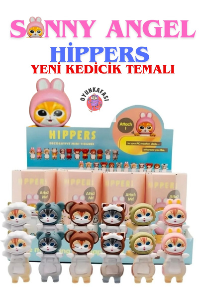 OYUNKAFASI SONNY ANGEL - HİPPERS - ( YENİ KEDİ FİGÜRLÜ )