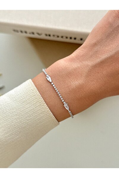 YOUES JEWELRY Steel Minimal Waterway Women's Bracelet