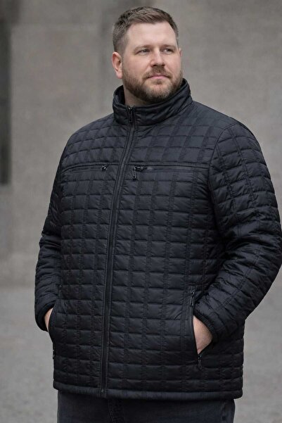 OKER BATTAL BÜYÜK BEDEN ERKEK KAPİTONE MONT,KABAN 4,5,6,7,8XL.