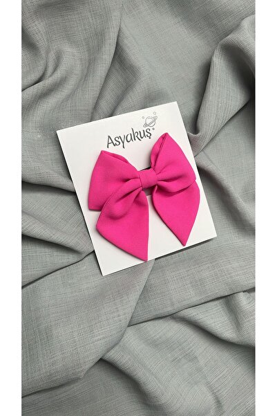 asyakuş Pink Bow Automatic Buckle
