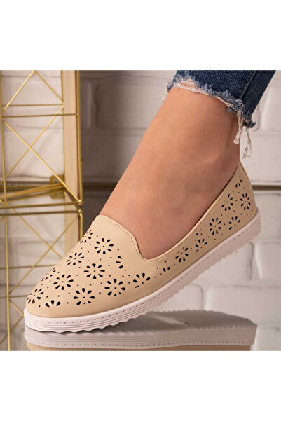 Sofia Store Balerini din piele ecologica perforati Jamila