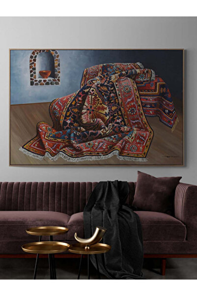 Simurg Sanatevi Anadolu’nun Renkleri Yağlı Boya Tablosu