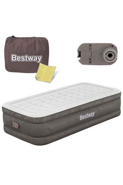 Other Materac dmuchany 191x97x46 cm z wbudowaną pompką elektryczną Bestway 69048