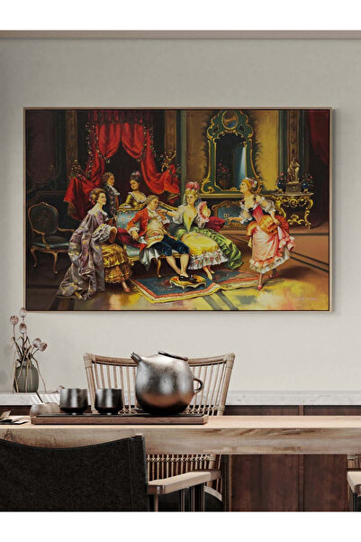 Simurg Sanatevi Sarayın Fısıltıları Yağlı Boya Tablosu