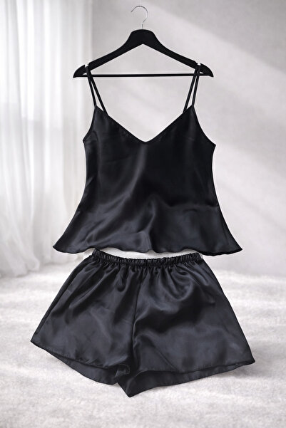 elarissa Şortlu saten gecelik takımı