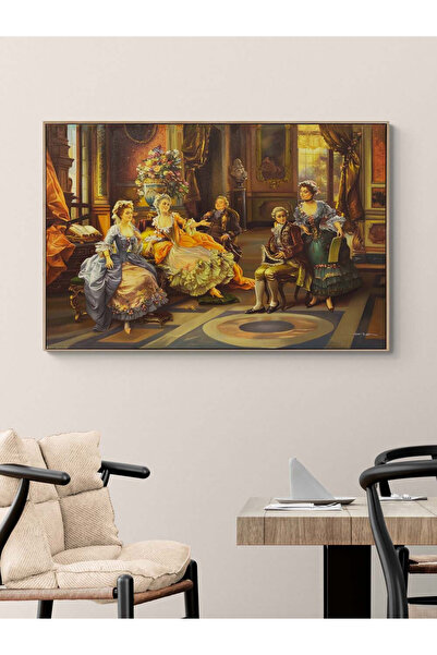 Simurg Sanatevi İhtişamın Kalbinde Yağlı Boya Tablosu