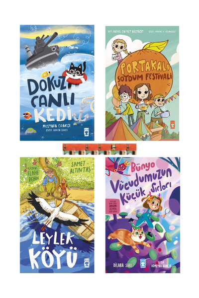 Timaş Çocuk Bünyo Vücudumuzun Küçük Sırları, Dokuz Canlı Kedi, Portakalı Soyd...