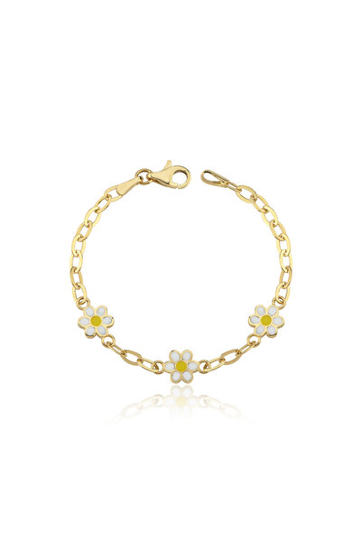 Cherry by Özkonak Üçlü Papatya Çocuk Bilekliği