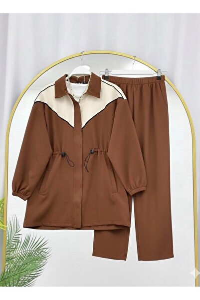 YILMAZBARMAZ Women's Color Block Two-Piece Set