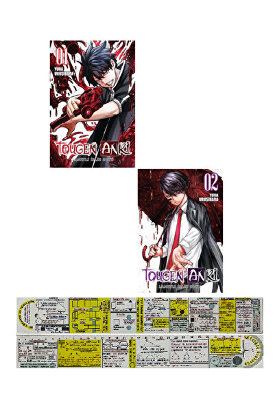 Komik Şeyler Tougen Anki 1-2. Ciltler Manga Seti + Özel Cetvel