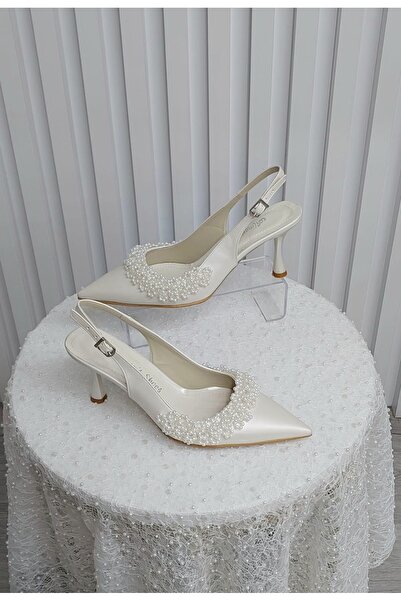 Almera's Shoes Pantofi stiletto colorați cu perle