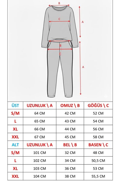 Pijamoni Women's Milan Fabric Long Sleeve Crew Neck Pajama Set