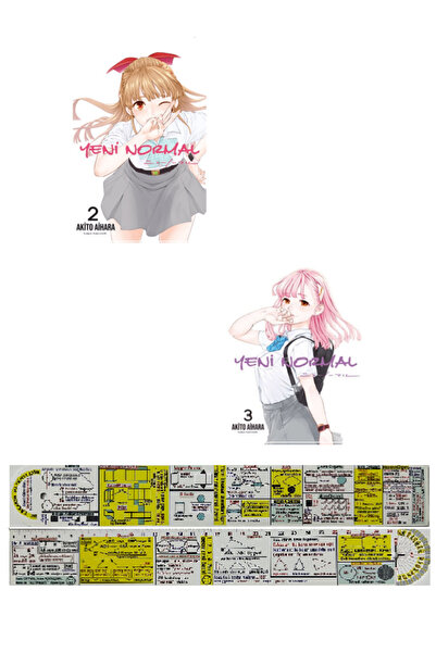 Komik Şeyler Yeni Normal 2-3. Ciltler Manga Seti + Özel Cetvel