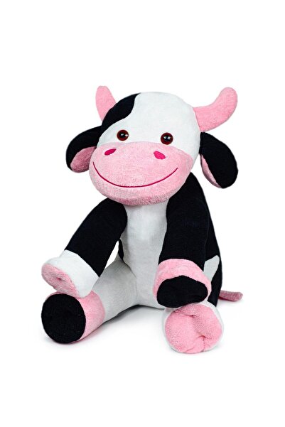 Pababo 110 cm Oturan Peluş İnek – Büyük Boy Yumuşak Oyuncak