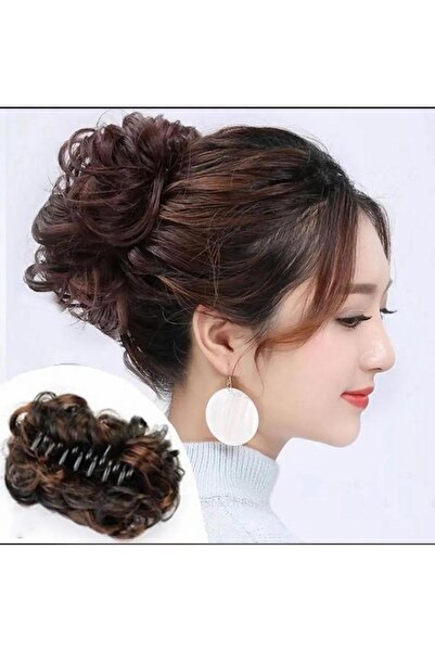 HADEEL GIJAMAI 1 piece of women's wig-shaped hair clip, available in black an...