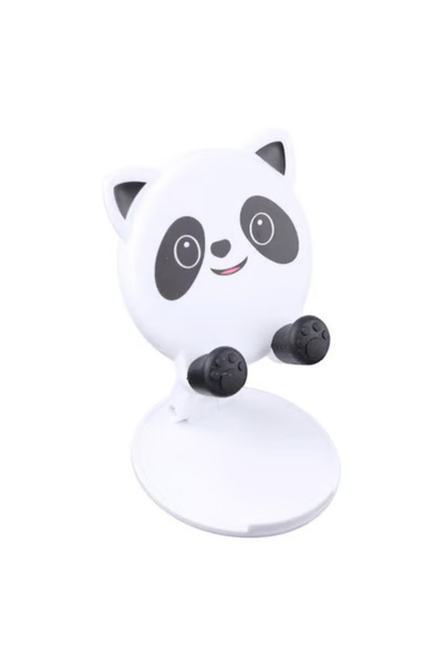 Privo Hayvan Figürlü Masaüstü Telefon Standı Sevimli Tasarım Sabit Tabanlı Te...