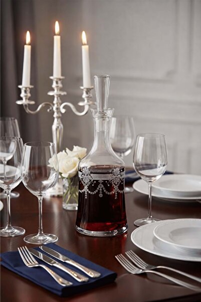 Jenisa 1300 ml El Yapımı Şeffaf Cam Karaf – Coronam Model Su Meşrubat ve Kokt...