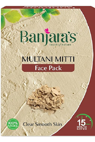 Banjara's Touch of Nature Multani Mitti Face Pack - Clear Smooth Skin - 100 g...