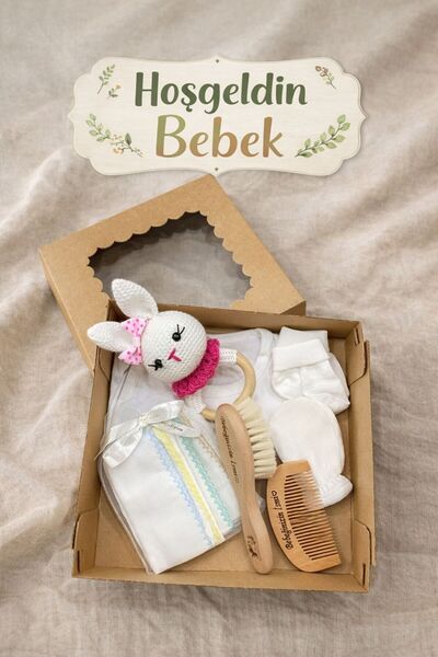 Ayana Cosmetic yenidoğan bebek hediye seti 7 parça