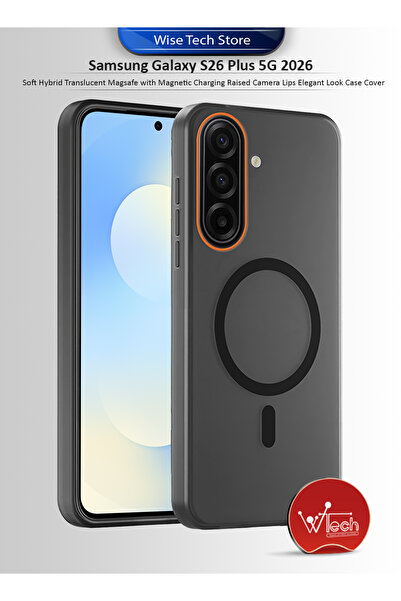 Wtech Samsung Galaxy S26 Plus 5G Hybrid Translucent Magsafe Raised Camera Lip...