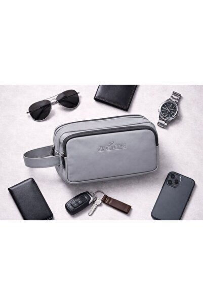 Blue Burry Premium Men’s Toiletry Bag with Handle | High-Quality Travel Handb...