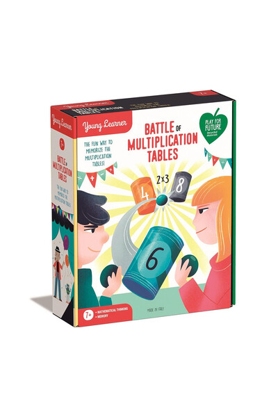 CLEMENTONI Colorful Multiplication Tables Game Torpedo