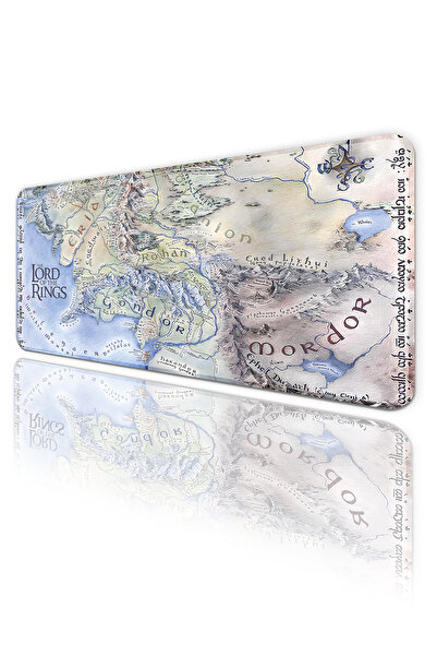 iyi fikirler Lotr Lord of the Rings Middle Earth Map Game Gaming Keyboard Mou...
