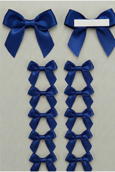 Massaltay 10 Pieces Satin Bow 5.08 cm Self-Adhesive Gift Wrapping Ornament