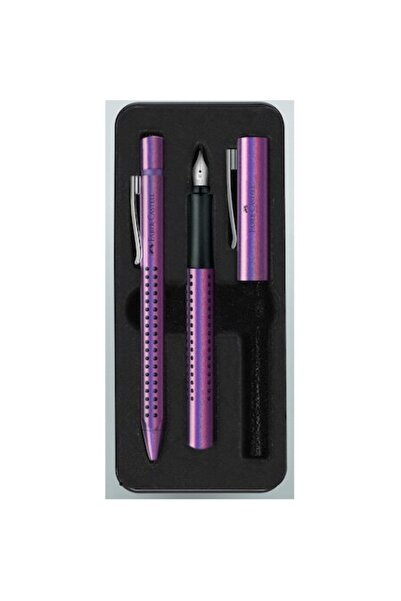 Faber Castell Faber-Castell Grip 2011 Glam Violet Pen and Pencil Set