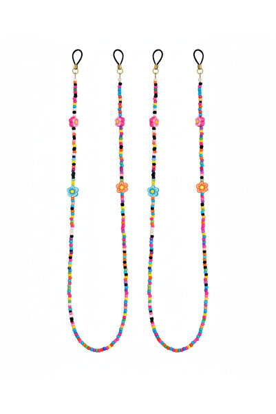 optiPoint 2 قطعة من خرز فيمو الملون لحبل النظارات