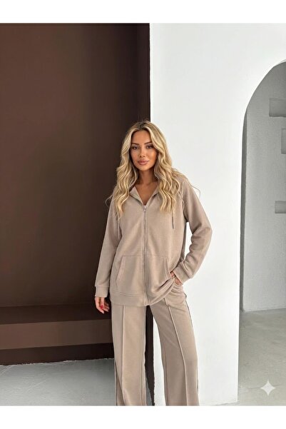 PENTHİLUS طقم نسائي مكون من قطعتين بغطاء رأس - طقم نسائي مكون من قطعتين