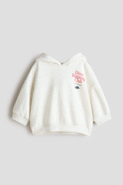 H&M Kapüşonlu ve Baskılı Üst