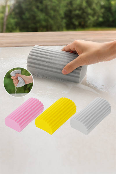 SYN AKSESUAR Nemli Silgi Sünger-Çok Amaçlı Esnek Temizlik, İz ve Leke Temizle...