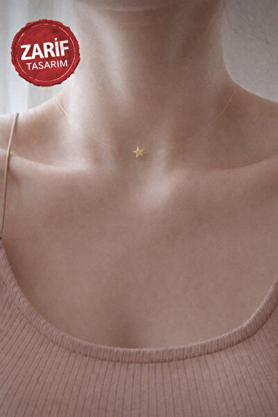 Aychra Kadın Hayalet Yıldız Kolye Minimal Zarif Tasarım