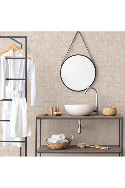 Adawall Tapet Vinil Superlavabil, Model Abstract, Bej, UV, , Ignifug, Rolă 10...