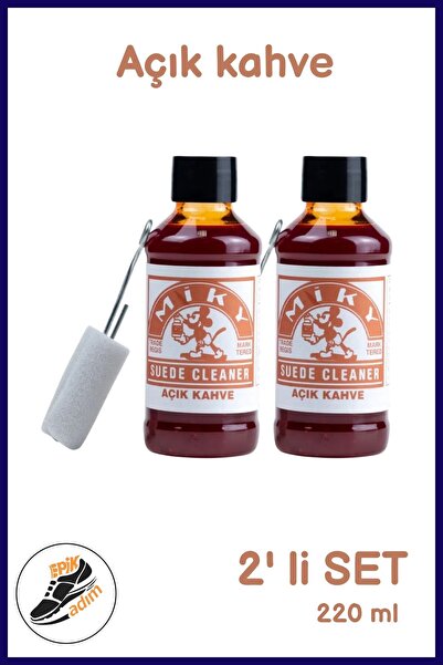 MİKY Süet & Nubuk Yenileyici Likit Boya SET | Canlandırıcı Renk Bakımı | Açık...