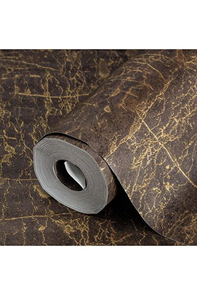 Adawall Super Washable Vinyl Wallpaper, Abstract Pattern, Dark Brown, UV, , F...