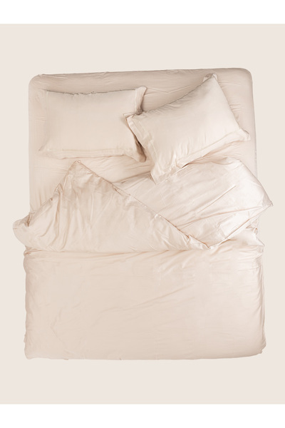 HilyMily Bambus Çift Kişilik Bambu Saten Nevresim Takımı 200x220 cm