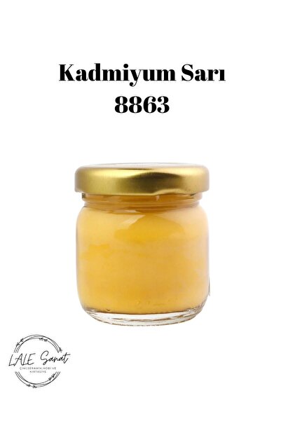 Lale Sanat Kadmiyum Sarı Sıraltı Seramik ve Çini Boyası