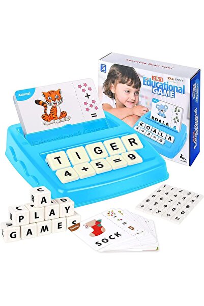 ECVV ألعاب تعليمية للأطفال تتضمن مطابقة الحروف والأرقام مع بطاقات تعليمية (2 ...