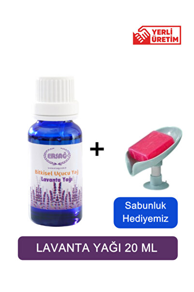 Ersağ Ersag Lavender Oil 20 ml + (Our Soap Dispenser Gift) 353-07