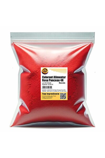 Top Ingrediente Red Food Coloring Concentration 85% - Ponceau 4R ( E124 ) - 250g