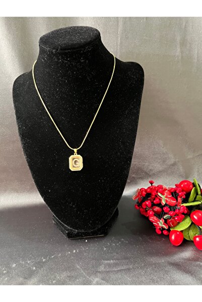 Şirince Çelik paslanmaz kararmaz g harfi kolye