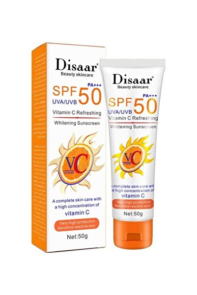 Disaar كريم واقي منعش من الشمس مع فيتامين سي 50 غرام