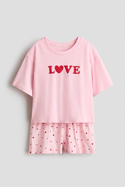 H&M Pamuklu Pijama Takımı